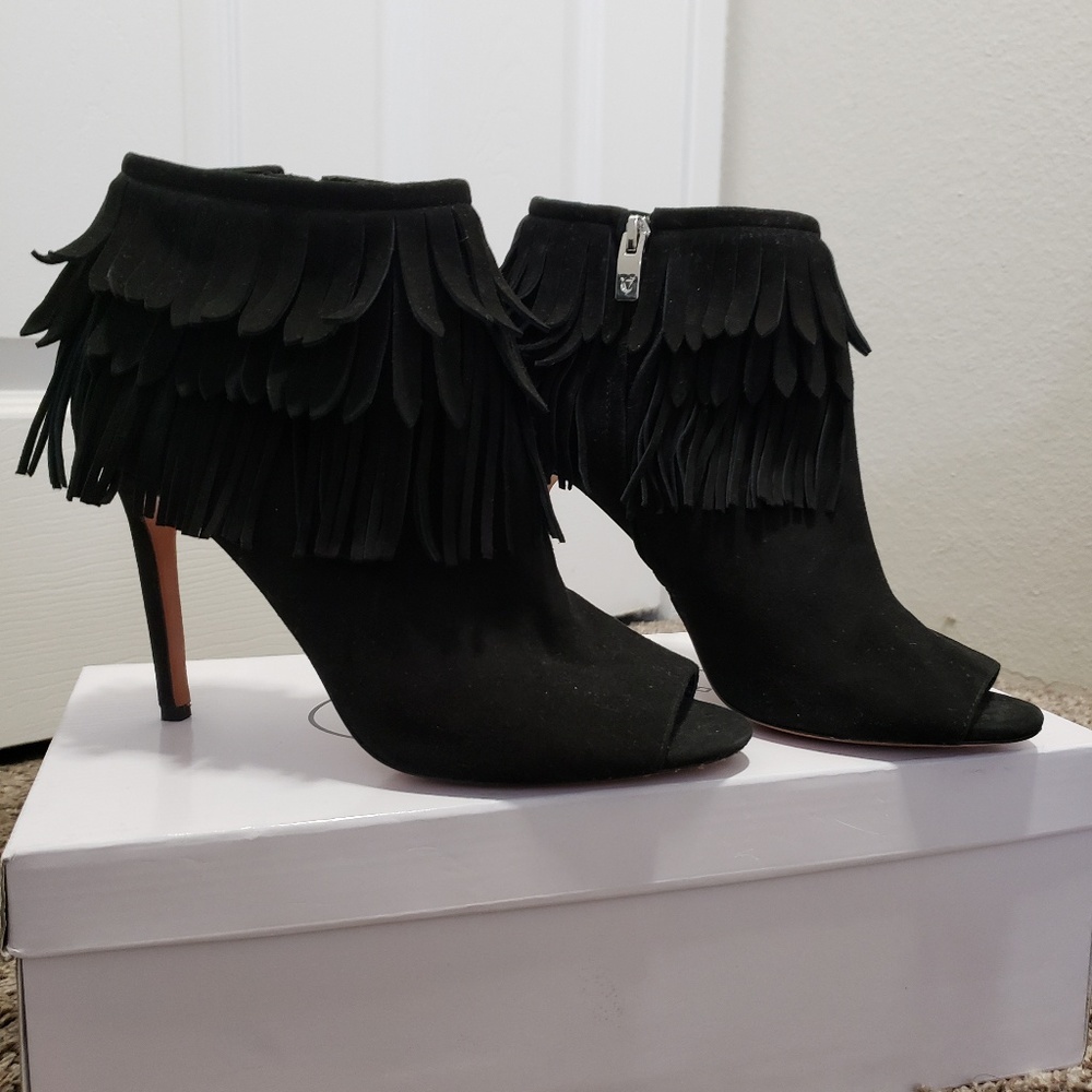 Peep toe booties - Picture 2 of 2